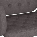 vidaXL Tabourets de bar lot de 2 taupe tissu
