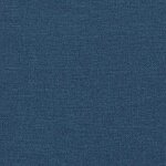 vidaXL Coussin de tête de lit Hanko bleu 160 cm tissu