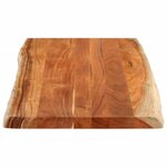 vidaXL Dessus de table 100x60x2 5cm rectangulaire bois massif d'acacia