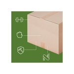 Pack and Move - Lot 60 cartons déménagement seconde main - 57 x 39 x 34 cm - Cartons réemployés - Seconde vie - 3 adhésifs offerts