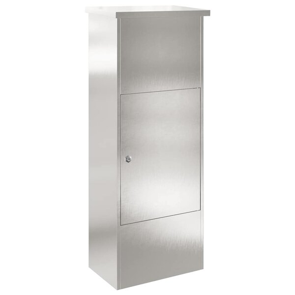 vidaXL Boîte de dépôt de colis Noir 44.5 x 29 x 110.5 cm