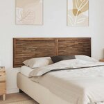 vidaXL Tête de lit Naturel Bois de teck massif