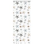 vidaXL Store enrouleur de douche avec cassette largeur du tissu 106 cm