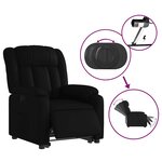 vidaXL Fauteuil inclinable électrique noir similicuir