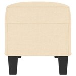 vidaXL Banc Crème 100x35x41 cm Tissu