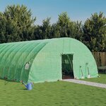 vidaXL Serre avec cadre en acier vert 108 m² 18x6x2 85 m