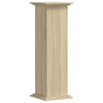 vidaXL Support pour plantes chêne sonoma 33x33x100cm bois d'ingénierie