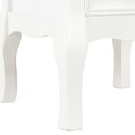 vidaXL Tables de chevet 2 Pièces blanc 35x30x49 cm MDF