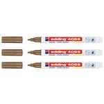 Marqueur Craie Liquide 4085 Cuivre Pointe Ronde 1-2 mm x 3 EDDING