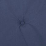 vidaXL Coussins de chaise à dossier haut lot de 6 bleu marine tissu