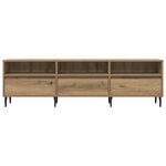 vidaXL Meuble TV chêne artisanal 150x30x44 5 cm bois d'ingénierie