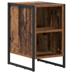 vidaXL Table de chevet Bois Ancien 39.5 x 30 x 50 cm Bois d'ingénierie