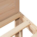 vidaXL Cadre de lit sans matelas 90x200 cm bois de pin massif