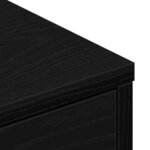 vidaXL Meuble TV Chêne noir 80 x 34 x 36 cm Bois d'ingénierie