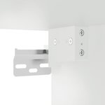 vidaXL Meuble TV mural Blanc 57x34 5x40 cm