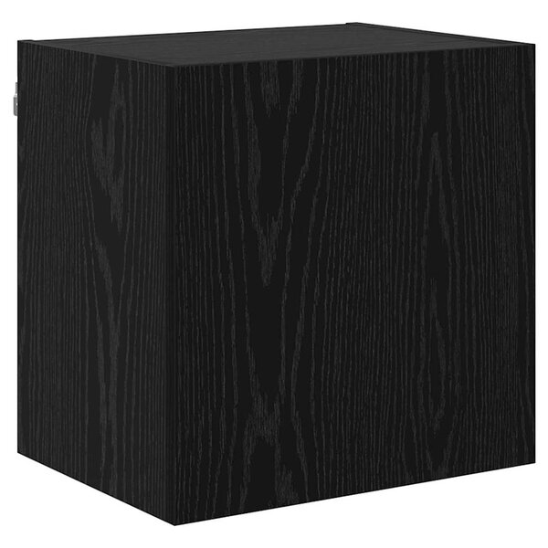 vidaXL Meuble TV mural Chêne noir 40 5x30x40cm Bois d'ingénierie