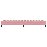 vidaXL Cadre de lit sans matelas rose 80x220 cm velours