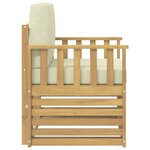 vidaXL 2 Pièce Ensemble de canapés d'extérieur Polyester