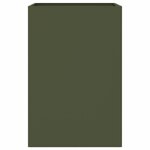 vidaXL Jardinière vert olive 52x48x75 cm acier