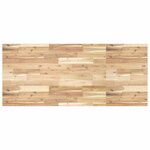 vidaXL Étagère de vasque murale acier et bois massif d'acacia