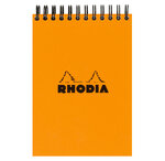 Bloc RI Classic ORANGE A6 10,5x14,8 cm Q 5x5 80F Microperforées 80g RHODIA
