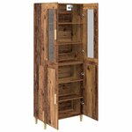 vidaXL Haut Armoire Bois Ancien 69 5 x 34 x 180 cm