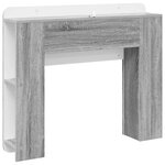 vidaXL Cabinet de Tête de Lit Sonoma gris Bois d'ingénierie