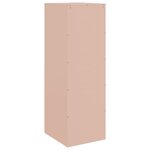 vidaXL Buffet rose 34 5x39x107 cm acier