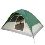 vidaXL Tente familiale à dôme 6 personnes vert imperméable