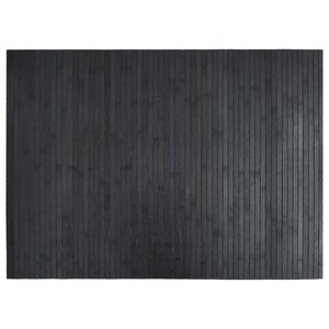 vidaXL Tapis rectangulaire gris 70x100 cm bambou