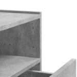 vidaXL Tables de chevet murales 2 Pièces gris béton 45x30x35 cm
