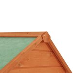 vidaXL Armoire de rangement de jardin Marron 42 5x64x190 cm