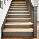 vidaXL Marches d'escalier 4Pièces non traité 100x25x2cm bois chêne massif