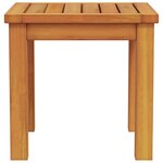 vidaXL Table d'appoint Marron 35 x 35 x 34 cm Bois d'acacia massif