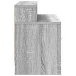 vidaXL Table de chevet avec tiroir sonoma gris 51x31x47 cm