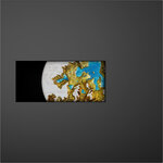 Monnaie YELLOWSTONE Topography 1 Kg Kilo Argent 100$ Cook Islands 2026 (PRÉCOMMANDE)