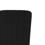 vidaXL Chaises à manger lot de 2 Noir Velours