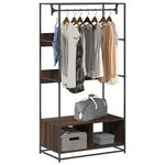 vidaXL Armoire chêne marron 90x50x180 cm bois d'ingénierie