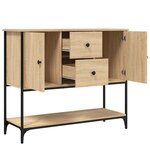 vidaXL Buffet chêne sonoma 100x36x85 cm bois d'ingénierie