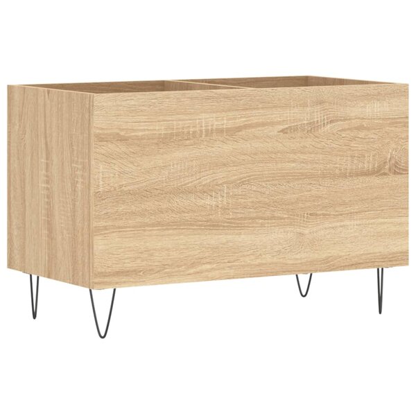 vidaXL Armoire à disques chêne sonoma 74 5x38x48 cm bois d'ingénierie