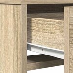 vidaXL Coiffeuse Chêne Sonoma 50 x 41 x 140 cm Bois d'ingénierie