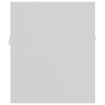 vidaXL Armoire d'évier Blanc 90x38 5x46 cm Aggloméré