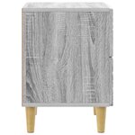 vidaXL Table de chevet 2 pc Sonoma gris 43 x 34 5 x 48 cm