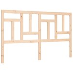 vidaXL Cadre de lit avec tête de lit 160x200 cm bois massif