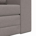vidaXL Canapé-Lit Taupe 98 x 71 x 83 cm tissu