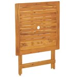 vidaXL Ensemble de bistro 3 Pièces taupe tissu et bois massif