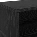 vidaXL Bureau Chêne noir 130 x 130 x 91 cm Bois d'ingénierie