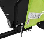 vidaXL Remorque de vélo vert tissu oxford et fer