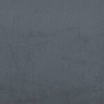 vidaXL Cadre de lit Dover gris foncé 90x190 cm velours