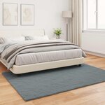 vidaXL Tapis en Fourrure Synthétique de Lapin Olite Anthracite